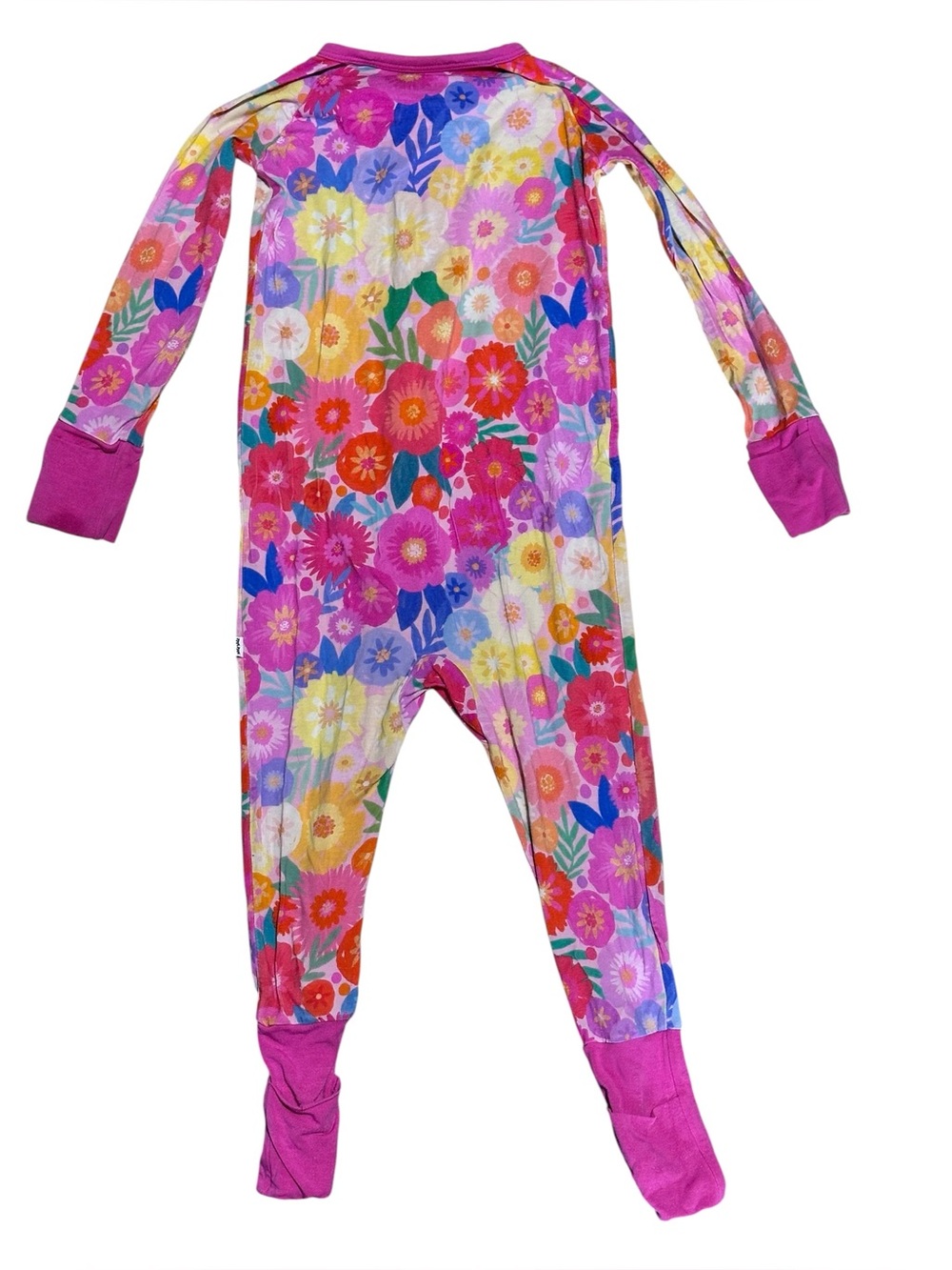 Little sleepies Floral Long-Sleeve One-Piece Pajamas bamboo 12-18 month PLAY